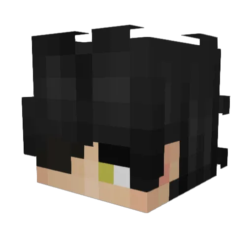 Krico___ Minecraft avatar head, 3D render