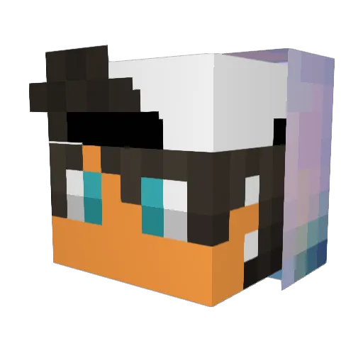 Krieger_2004 Minecraft avatar head, 3D render