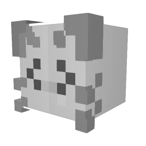 KriffyJam Minecraft avatar head, 3D render