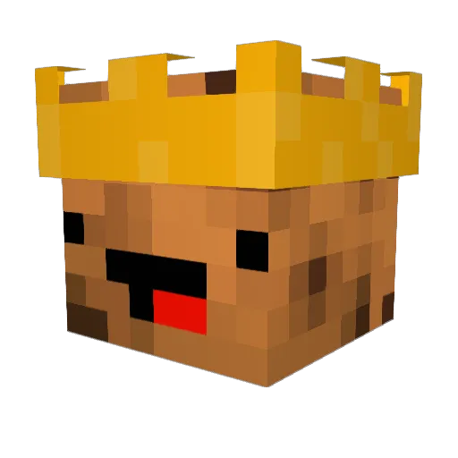 KrigerCookie Minecraft avatar head, 3D render