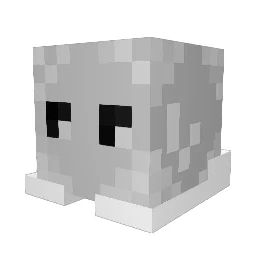 Krigital Minecraft avatar head, 3D render