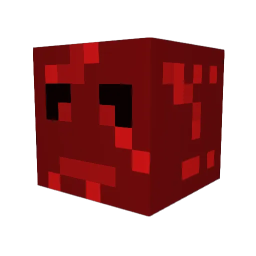 Krikoz Minecraft avatar head, 3D render