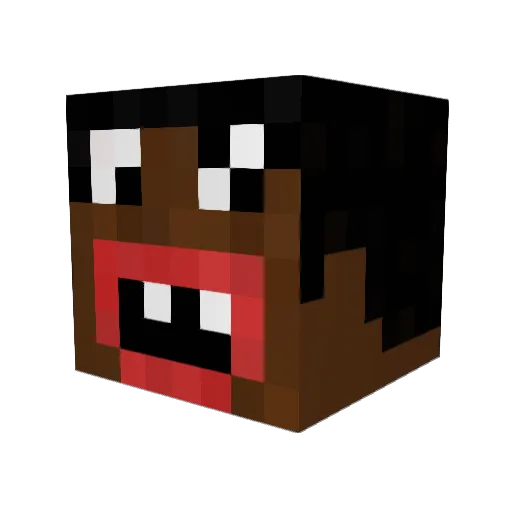Krilleee93 Minecraft avatar head, 3D render