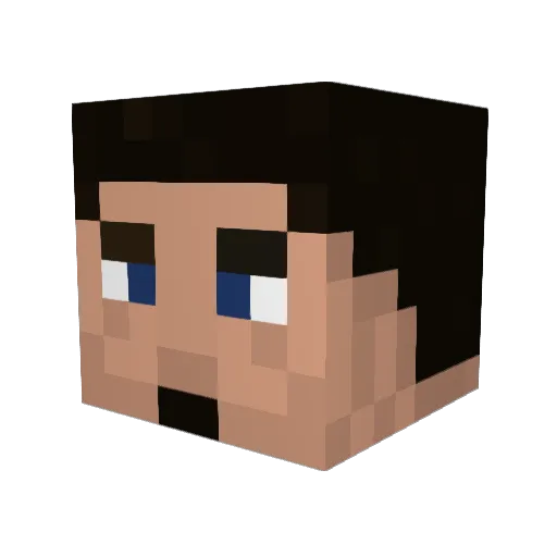 KrimeKid Minecraft avatar head, 3D render