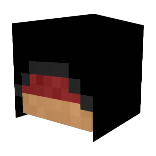 Krimxon_ Minecraft avatar head, 3D render