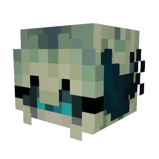 KringoGaming Minecraft avatar head, 3D render