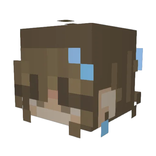 KringoWW Minecraft avatar head, 3D render