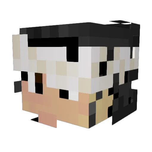 KrinklePants Minecraft avatar head, 3D render