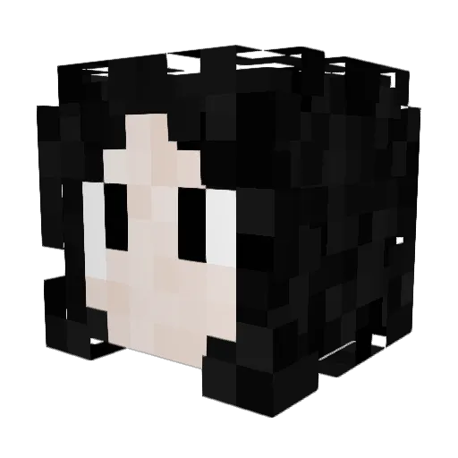 Krinosy Minecraft avatar head, 3D render