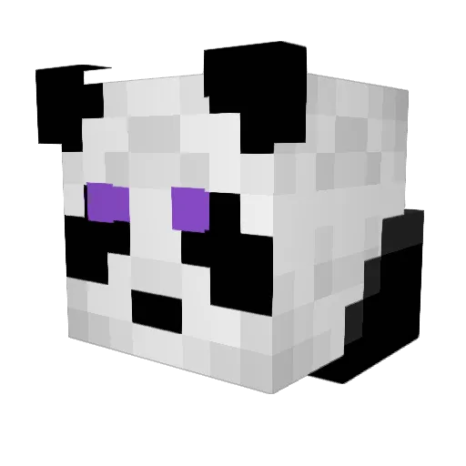 Krinxy Minecraft avatar head, 3D render