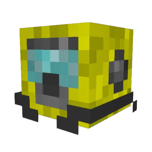 Krios_38 Minecraft avatar head, 3D render