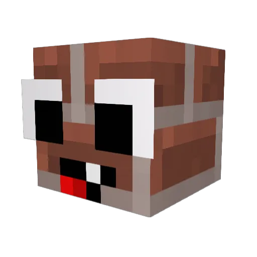 Kripta_NIc Minecraft avatar head, 3D render