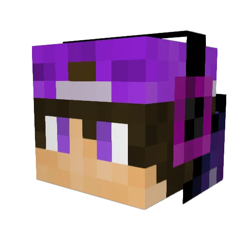 Kripto4557 Minecraft avatar head, 3D render
