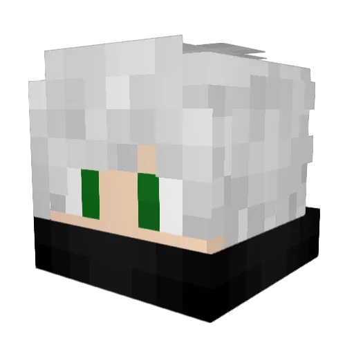 Kriptonyte Minecraft avatar head, 3D render