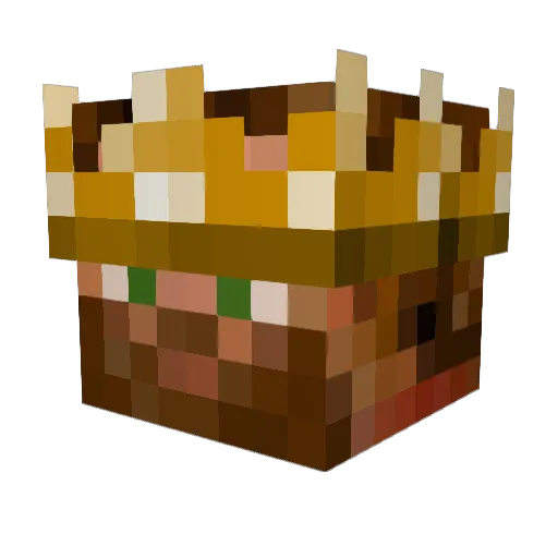 KrisJ0600 Minecraft avatar head, 3D render