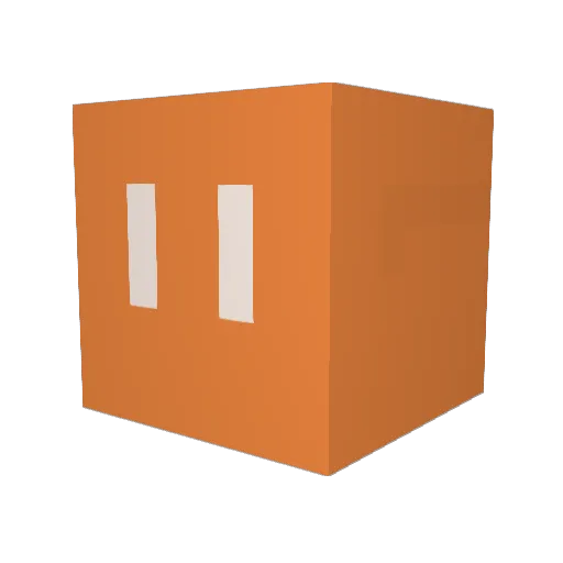 KrisJelbring Minecraft avatar head, 3D render