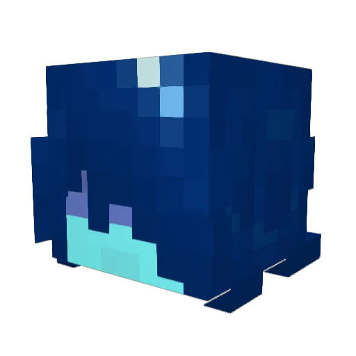 KrisLVMAX Minecraft avatar head, 3D render