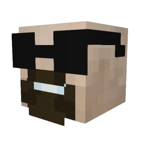 KrisToast03 Minecraft avatar head, 3D render