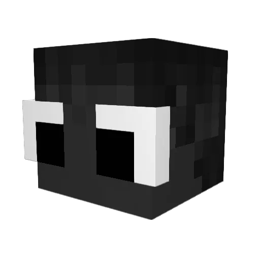 Krischtall Minecraft avatar head, 3D render