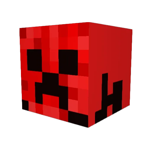 Krishna101 Minecraft avatar head, 3D render