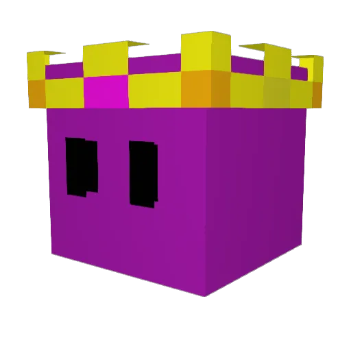 Krismitz Minecraft avatar head, 3D render