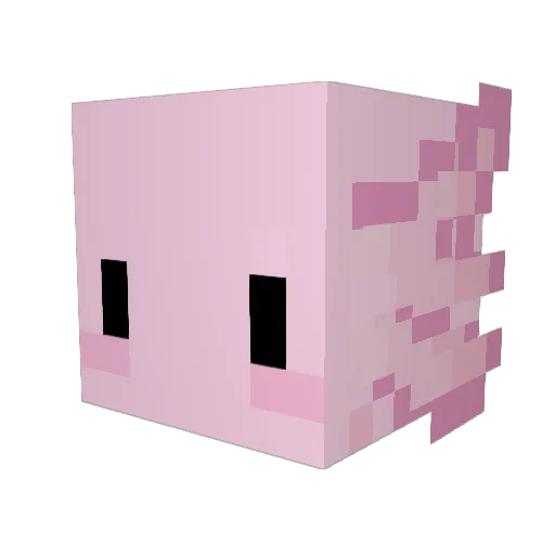 KrispyAdrian Minecraft avatar head, 3D render