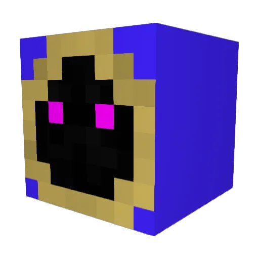 KrispyCakes Minecraft avatar head, 3D render