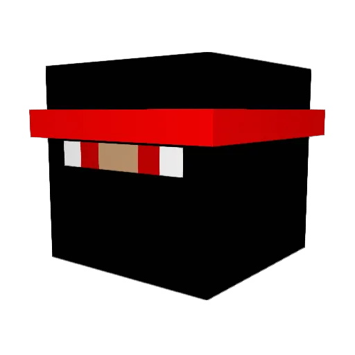 KrispyRadz Minecraft avatar head, 3D render