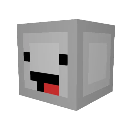 KrispyTheMan Minecraft avatar head, 3D render