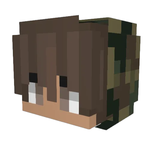 Krispy_Kream_81 Minecraft avatar head, 3D render