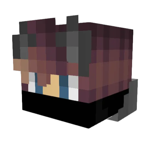 Krispy_Kreme21 Minecraft avatar head, 3D render