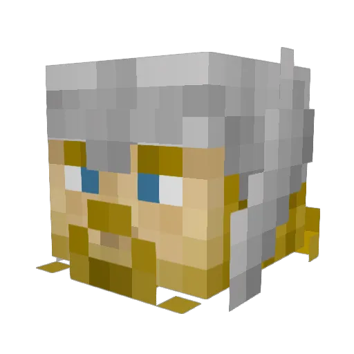 KrissKross2 Minecraft avatar head, 3D render