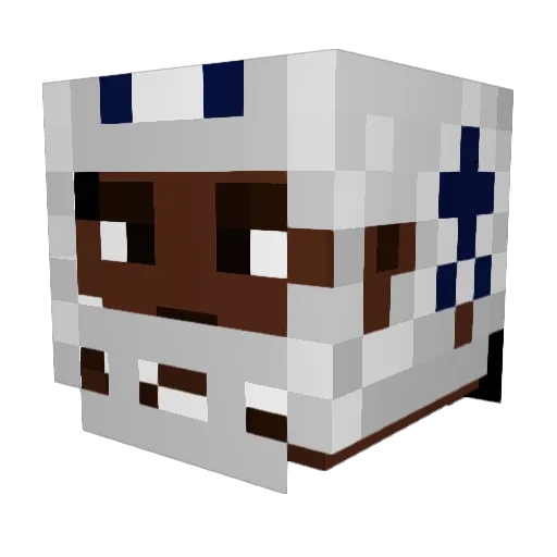 Krisspy_Kreme Minecraft avatar head, 3D render