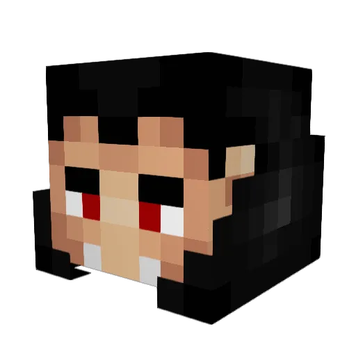 Krissy_H Minecraft avatar head, 3D render