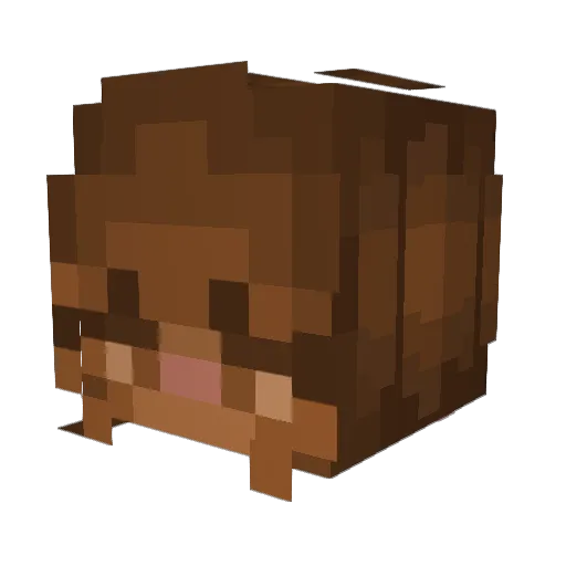KristallAlva Minecraft avatar head, 3D render