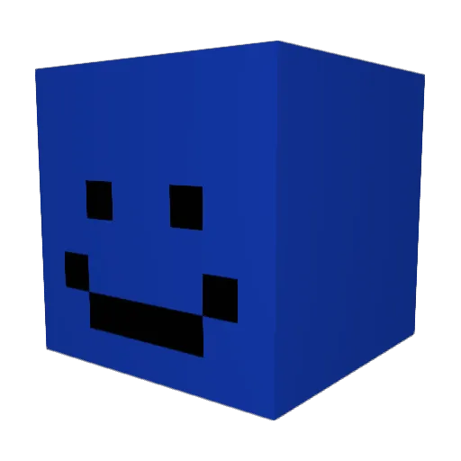 KristelKeeper Minecraft avatar head, 3D render
