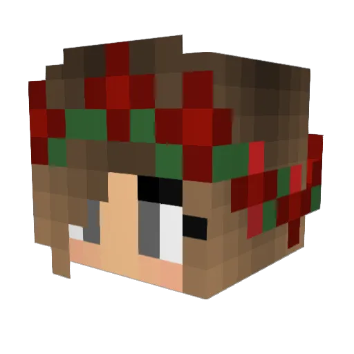 KristenMarie07 Minecraft avatar head, 3D render
