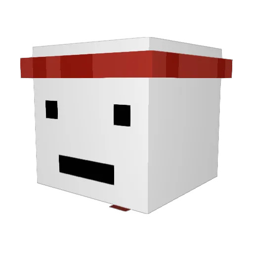 KristersEA Minecraft avatar head, 3D render