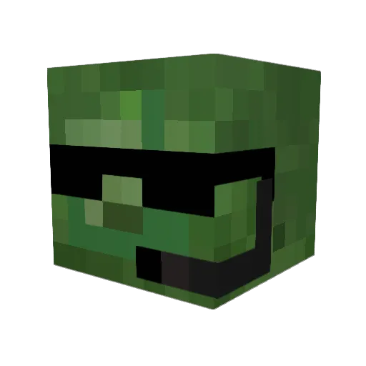 Kristian00 Minecraft avatar head, 3D render