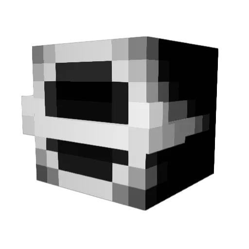 Kristian0307 Minecraft avatar head, 3D render