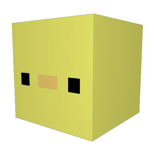 Kristian_101 Minecraft avatar head, 3D render