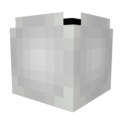 Kristmuts Minecraft avatar head, 3D render