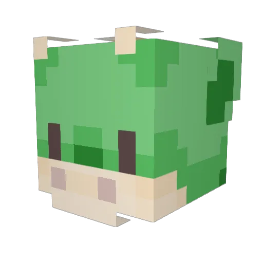 Kristofasaurus Minecraft avatar head, 3D render