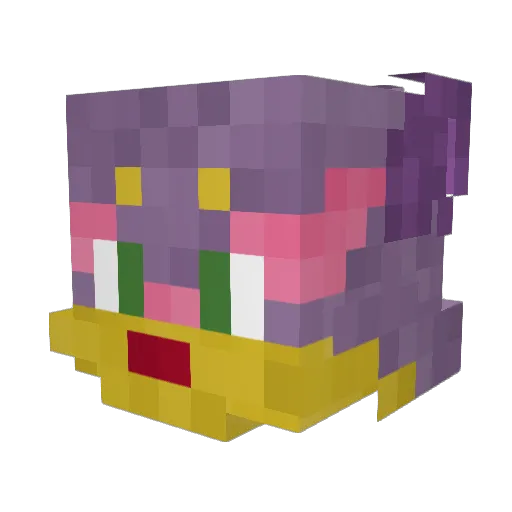 Kristoforos Minecraft avatar head, 3D render