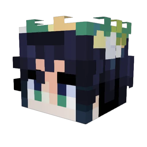 KristophKun Minecraft avatar head, 3D render