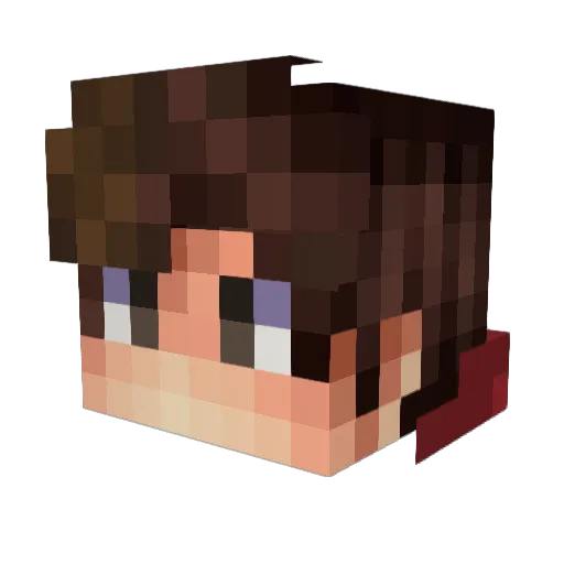 Kristopher6516 Minecraft avatar head, 3D render