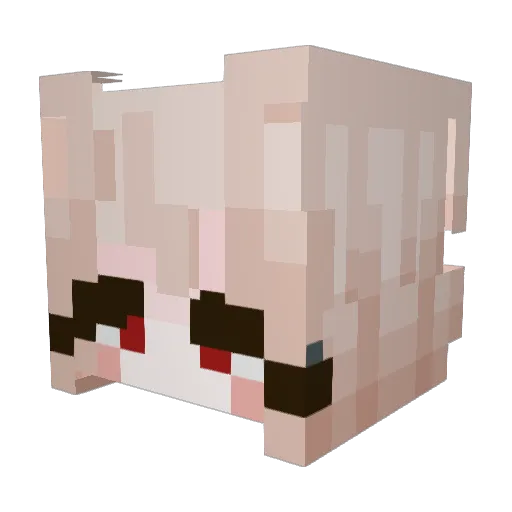 Kristy_Nurse Minecraft avatar head, 3D render
