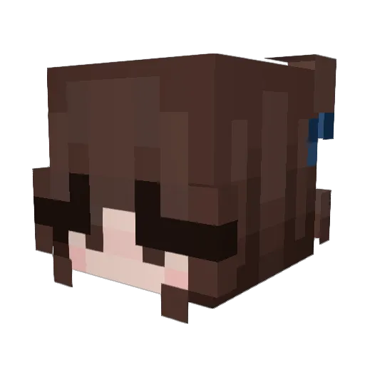 Kristyyy147 Minecraft avatar head, 3D render