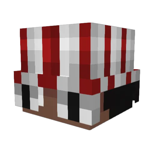 Minecraft-Avatar von Kriszakous: Kopf als 3D-Render