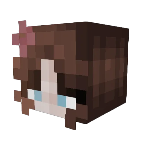 Kritzl22 Minecraft avatar head, 3D render